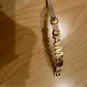 Tory Burch customized charms bracelet